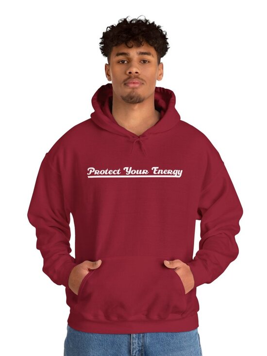 Protect Your Energy Other - Protect Your Energy Hoodie | Unisex Streetwear Sweatshirt | Cardinal Red